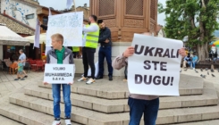 U toku protest protiv Povorke ponosa u Sarajevu