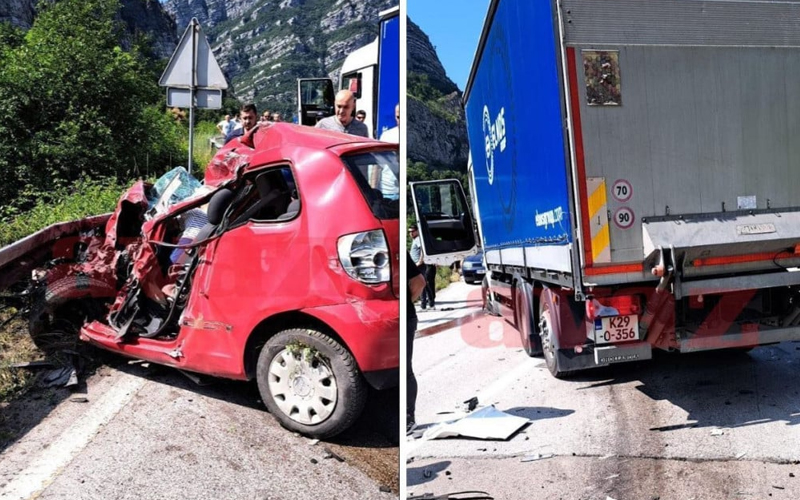 Teška nesreća kod Jablanice: Sudarili se kamion i automobil, obustavljen saobraćaj