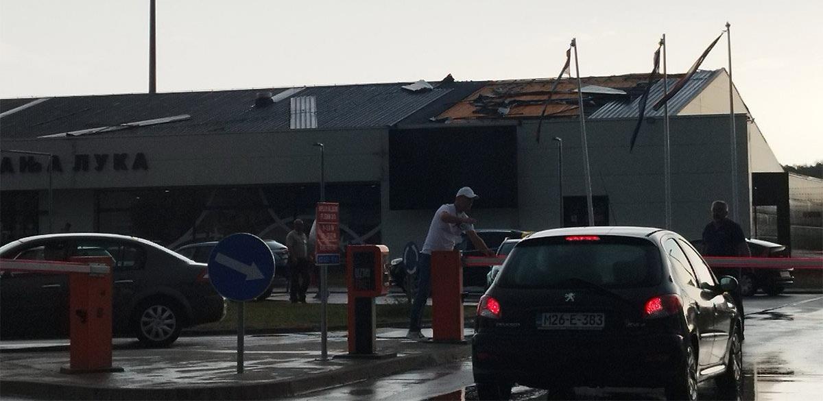 Zatvoren za saobraćaj: U toku sanacija štete na aerodromu u Banjaluci