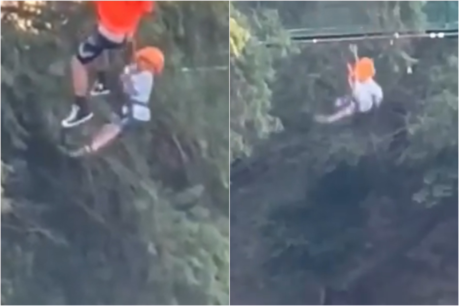 Zastrašujući snimak: Dječak pao sa 12 metara visine nakon što je pukla zaštitna oprema