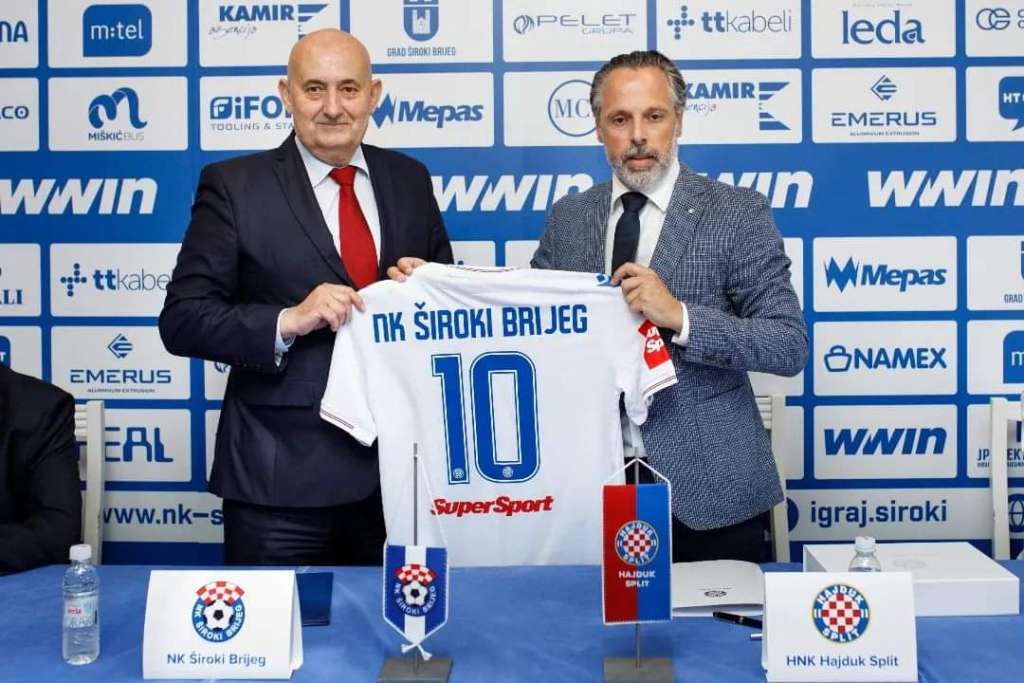 Široki Brijeg i Hajduk sklopili poslovno-sportsku suradnju