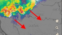 Nakon Hrvatske, snažna oluja stiže i u BiH: Poznato koje bi gradove moglo zadesiti nevrijeme