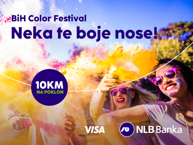 NLB Banka u svojim bojama na BiH Color Festivalu