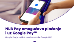 Mobilni novčanik NLB Pay nadograđen tehnologijom Google Pay™