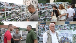 Na Trgu slobode upriličena izložba fotografija uoči 28. godišnjice genocida u Srebrenici