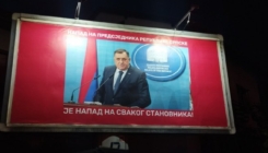 Bilbordi podrške Dodiku u Banjoj Luci: "Napad na predsjednika RS je napad na svakog stanovnika"
