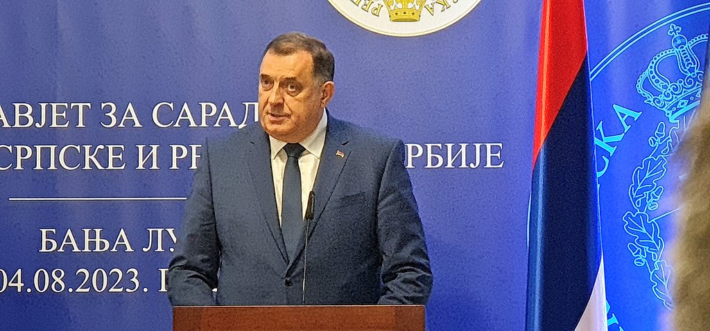 Dodik: Srpska će u slučaju potrebe pomoći Sloveniji