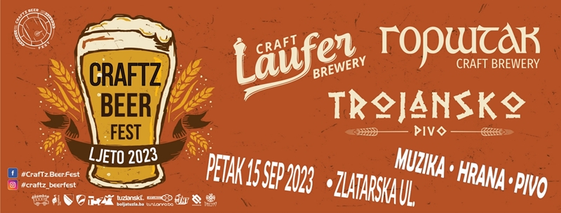 U petak popularni sajam craft piva "CraftZ Beer Fest" u centru Tuzle