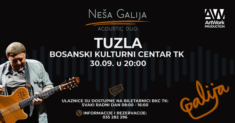 Neša Galija acoustic duo nakon pet godina ponovo svira u Tuzli