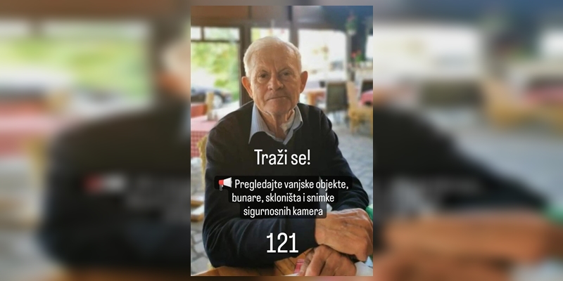 Tuzla: Obustavlja se intenzivna potraga za nestalim Jozom Divkovićem