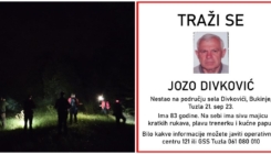 Traži se Jozo Divković: GSS Tuzla na terenu, mole se i građani za pomoć