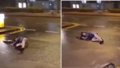 Supertajfun prohujao Hong Kongom: Djevojku vjetar bacio na pod, desetine ozlijeđenih