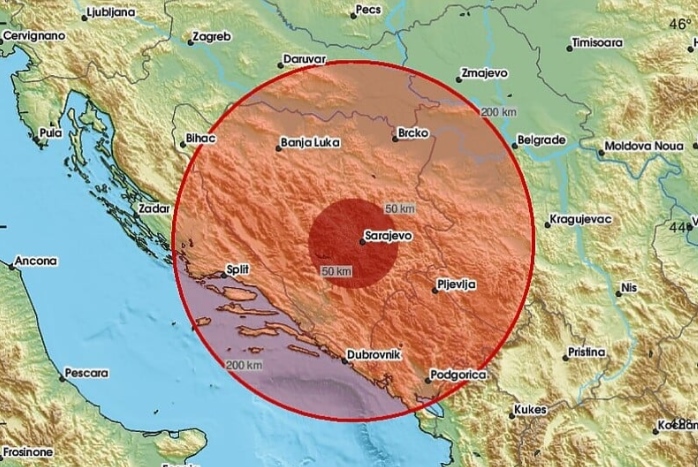 Zabilježen zemljotres u BiH: "Nakon praska, uslijedilo podrhtavanje tla"