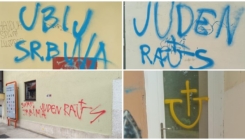 Split preplavili grafiti s nacističkim sloganima protiv Židova i Srba te s ustaškim obilježjima