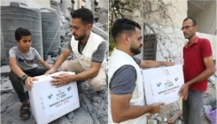 "Merhamet" porodicama u Gazi podijelio interventne pakete, počinje i sa pripremom obroka