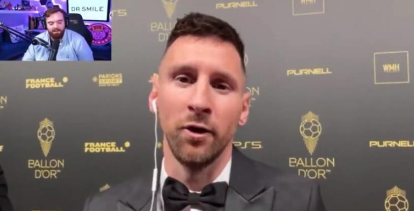 Messi uživo posramio poznatog streamera i opsovao na dodjeli Zlatne lopte