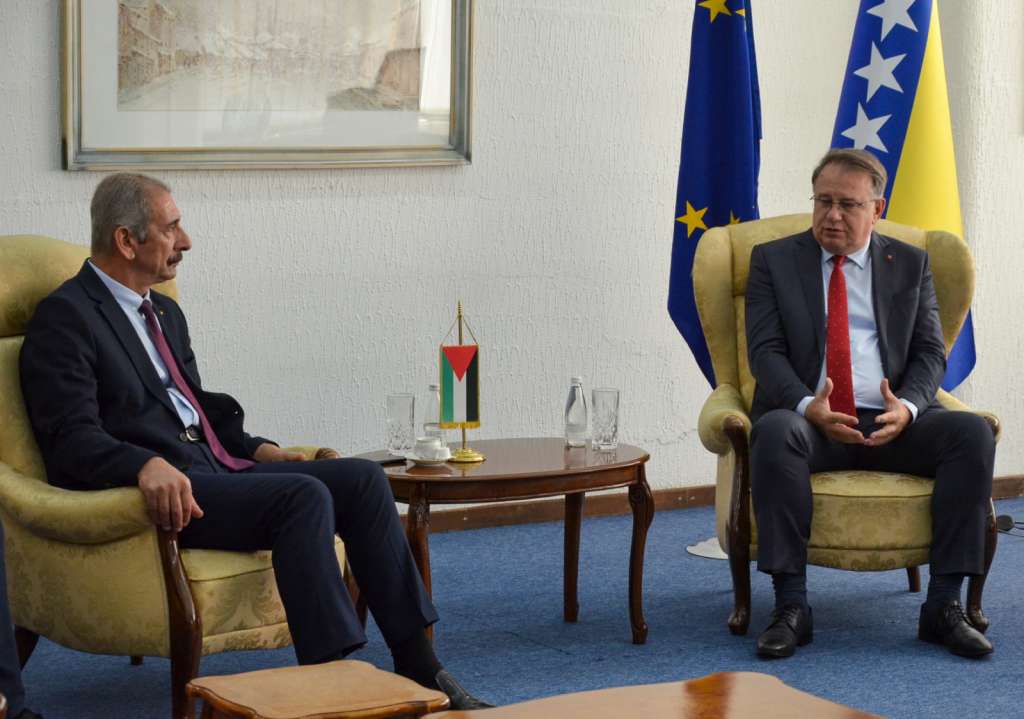 Premijer Nikšić iskazao ambasadoru spremnost Vlade FBiH da pomogne palestinskom narodu