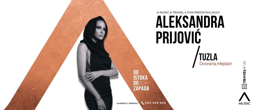 Aleksandra Prijović zakazala koncert u Mejdanu