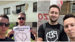 Aktivisti Karton revolucije Adi Selman i Nedim Musić ispitani od strane inspektora MUP-a TK
