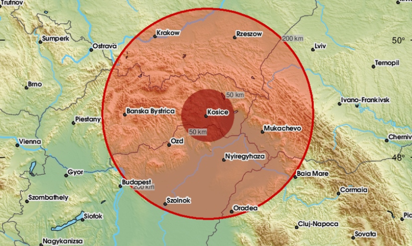 Slovačku uzdrmao snažan zemljotres, ljudi strčavali iz domova