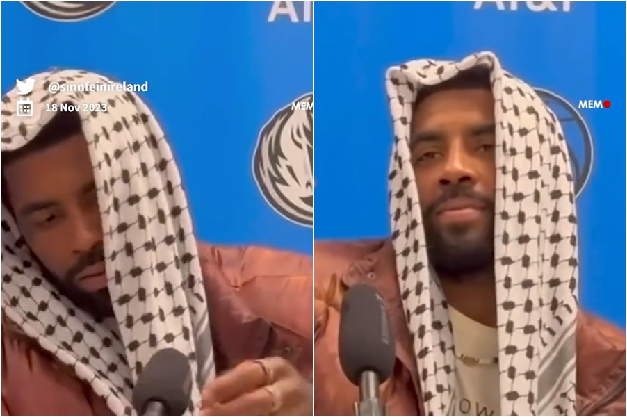 NBA zvijezda pred novinare s "palestinkom": Kyrie Irving pružio podršku Palestini