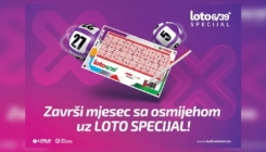 LOTO 6/39 specijal: Lutrija BiH dijeli kompletan nagradni fond posljednjeg novembarskog kola