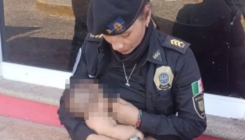 Lijep gest: Policajka nakon uragana pronašla, pa podojila četveromjesečnu bebu