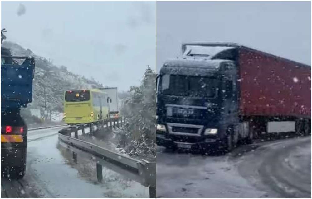 Haos kod Splita: Kolaps saobraćaja, automobili i kamioni zaglavljeni na putu