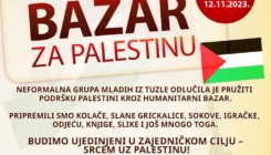 Dobrotvorni bazar za Palestinu na Trgu slobode u Tuzli