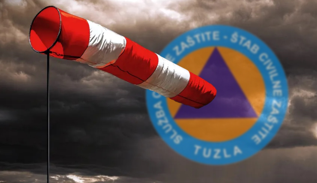 Služba civilne zaštite grada Tuzla izdala upozorenje na opasne meteorološke pojave