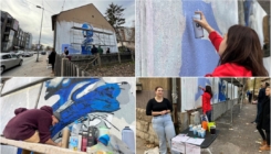 Oružane snage BiH će dobiti mural u Tuzli: Simbol zajedništva i saradnje naroda oslikava svjetski priznata umjetnica