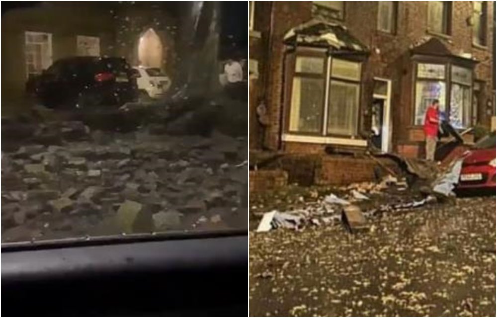 Snažna oluja pogodila Veliku Britaniju: Pogledajte tornado u Manchesteru