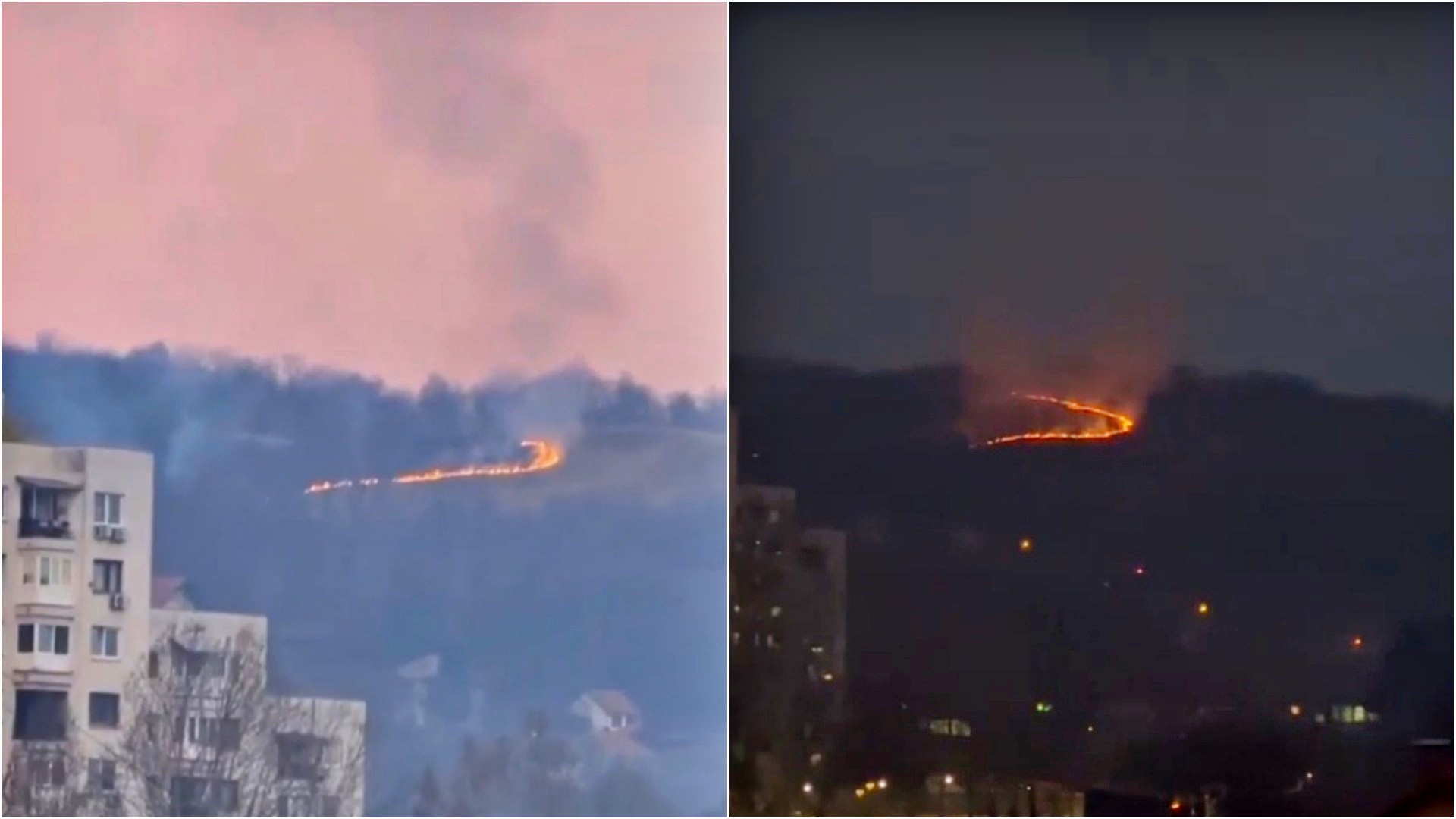 Požar u Tuzli: Gori nisko rastinje, vatra se širi, vatrogasci na terenu