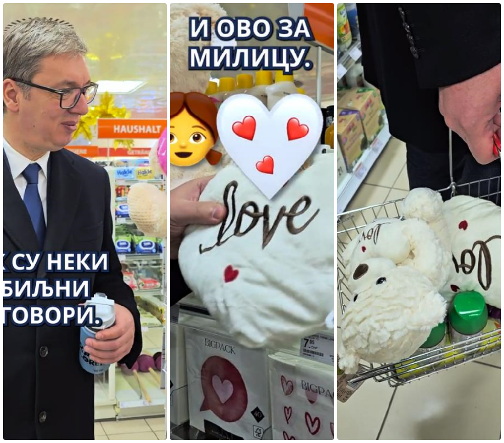Vučić u videu kupuje djeci poklone: “Ne umijem da kažem volim te, neka bar pročitaju”