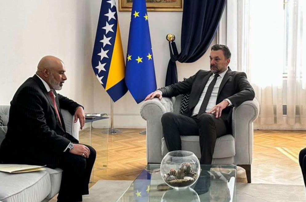 Konaković primio u nastupnu posjetu novoimenovanog ambasadora Sultanata Oman za BiH