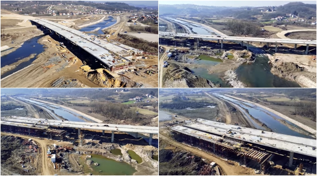 Pogledajte kako izgleda gradnja kolosalnog mosta u BiH
