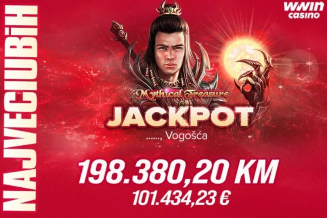 WWin ponovno obara rekorde: Igrač iz Vogošće osvojio najveći casino jackpot u BiH