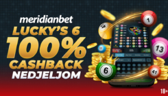 Nedjeljom pojačaj zabavu, Meridian daje 100% cashback-a!