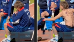 Modrić skinuo majicu na treningu i pokazao da je obavio hidžamu