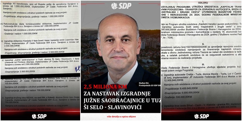 Slađan Ilić: Kada je SDP BiH na vlasti, Tuzla dobija mjesto koje zaslužuje