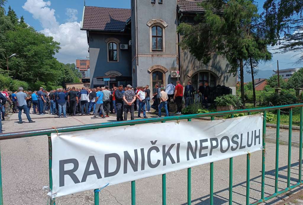 Zenički rudari obustavili proizvodnju