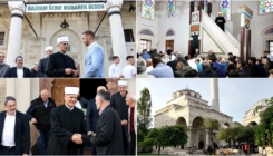 Bajram-namaz u banjalučkoj Ferhadiji: Stanivuković vjernicima okupljenim u dvorištu čestitao praznik