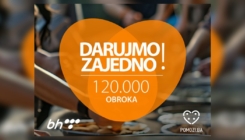 BH Telecom i Pomozi.ba u akciji „Darujmo zajedno“: 120 hiljada obroka za ugrožene porodice