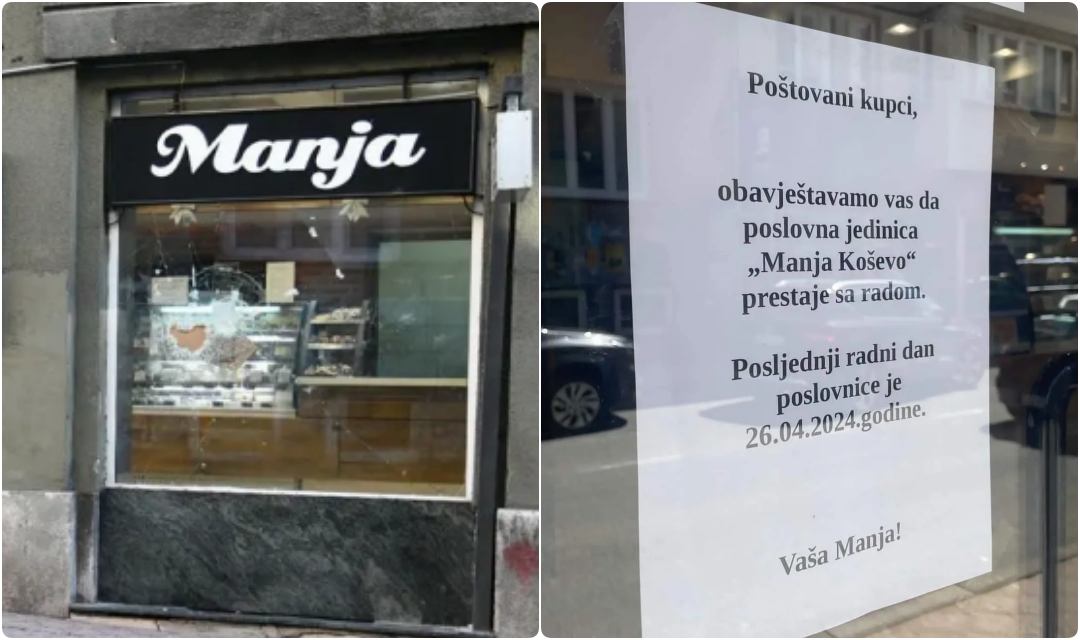 Prestaje sa radom još jedna poslovnica pekare Manja u Sarajevu