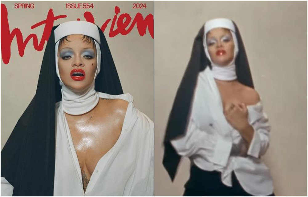 Rihanna pozirala kao seksi časna sestra, pa 'popila' negativne kritike: "Bože trebamo te više nego ikad"