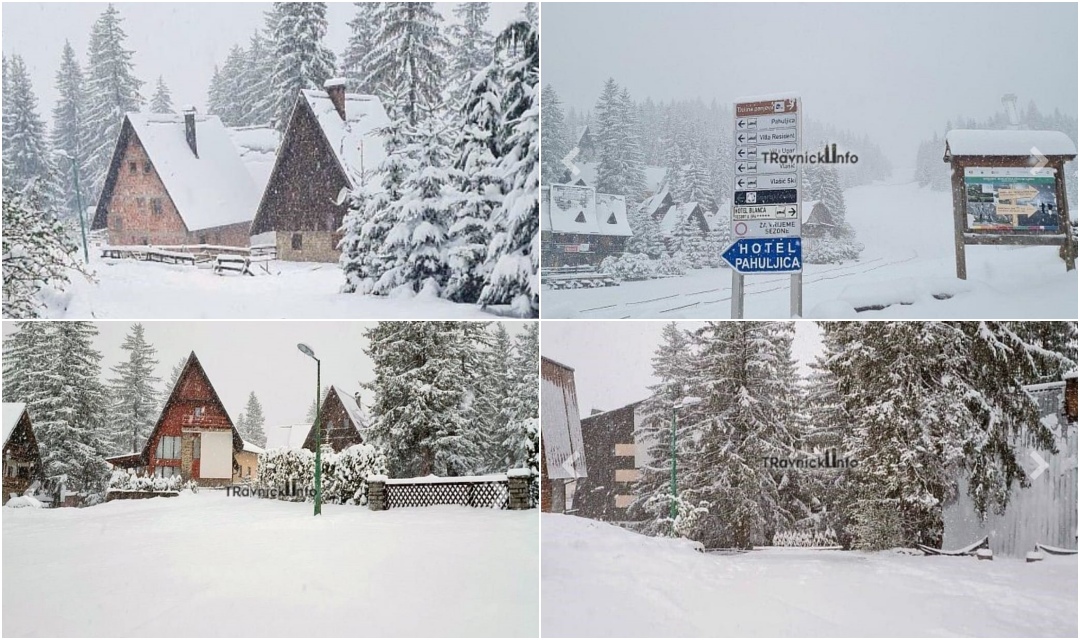 Pogledajte fotografije sa Vlašića, jutros napadalo 20 cm snijega