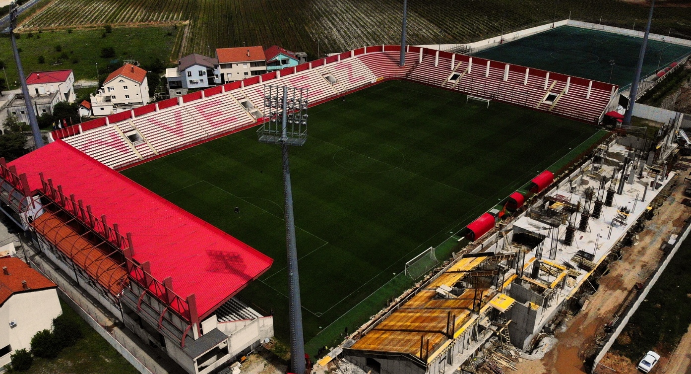 Velež se pohvalio novim konturama južne tribine stadiona "Rođeni"