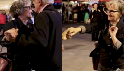 Stariji bračni par na Trgu slobode oduševio građane: Ovo je ples ljubavi