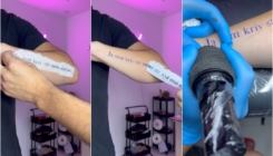 Ludost ili dobar marketing: Tetovirao čuvenu izjavu Harisa Džinovića nakon razvoda?