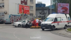 Kružni tok Tenis: Saobraćajna nezgoda usporila saobraćaj